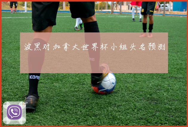 波黑对加拿大世界杯小组头名预测